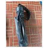 Leather Golf Bag w/Bag Shag