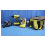 Ryobi Battery Sander&Drill Lithium 18V 1.5 A.H.