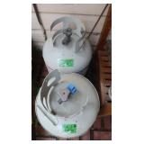2 Blue Rhino 15lb Propane Tanks(partially full)