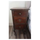 3 Drawer Wooden Stand-15x18x31"H