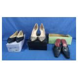 3 Pr Ladies Shoes-Sz 8.5