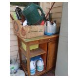 Wood Cabinet w/Contents-B&D Hedge
