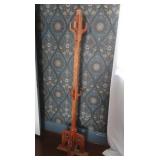 Wooden Coat Rack-64"H
