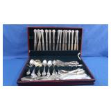 Silverware Set w/Wooden Case(many NIP)