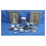 Faux Book Storage Boxes,Vintage Metal Dough/Cookie
