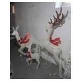 3 Lighted Outdoor Reindeer-tallest 60" *All Work*