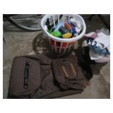 Cleaning Supplies,Rags,Wheeled Duffle Bag