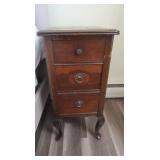 3 Drawer Wooden Stand-15x18x31"H