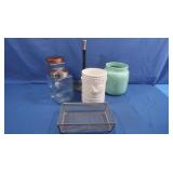 Utensil Holder, Glass Canisters&more