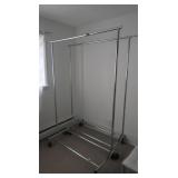 2 Adj.Clothing Racks on Wheels-51x71"