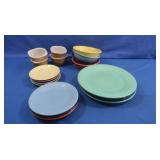 Variety of Fiestaware Dishes incl Bowls,Plates,Cup