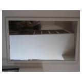 Wood Frame Wall Mirror-28x43"