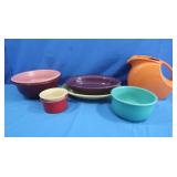 Variety of Fiestware Dishes incl. Pitcher,Serving