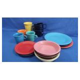 Variety of Fiestaware Dishes incl Bowls,Plates,Cup