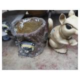 Resin Garden Planter&Statue 10x10' & 12'H. *Both
