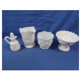 Vintage Westmoreland 'Paneled Grape' Creamer &