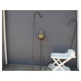 Plastic Garden Cart-28x20x32',Tomato Cage, & 2