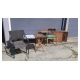 Wooden bench(plywood) 48x18x16',Cushioned Wooden