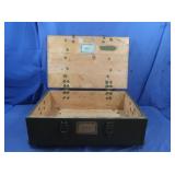 Vintage Wooden German WWII era Ammo Crate,