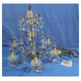 Vintage Chandelier w/6Bulbs &hanging Chain