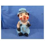 Vintage Chalkware 'Pig' Piggy Bank 15.5'H