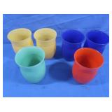 Vintage Hazel Atlas 'Fine Rib' Tumbler set