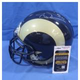 JSA Cert Aaron Donald Autographed Helmet