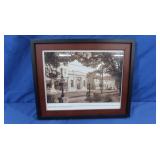 Glass Framed Photo of 1950's Ligonier Street