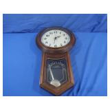 Vintage Elgin Regulator Clock 13x4x24'