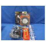 10' Saw Blade - NIP, Grinding Wheel - NIP, Ladder