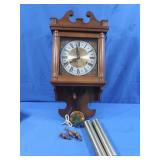 Vintage Hamilton 31-day Wall Clock, 11x6x20'