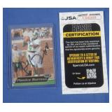 JSA Cert Plaxico Burress Autographed Press Pass