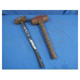 2 Sledge Hammers 19.5' & 16.5'L