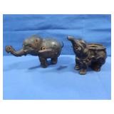 Antique Metal Wind-up Elephant Toy(does not