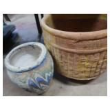 Ceramic Pots 13.5x12.25 & 6.5'x9.5'