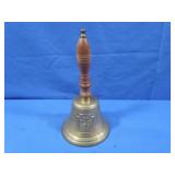 Vintage PA Railroad Brass Handbell 9.5'