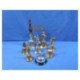 Ass't of Hand Bells & 1 Hotel Service Bell, some
