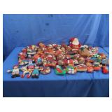 Lg ass't of Stuffed Cloth Christmas Ornaments