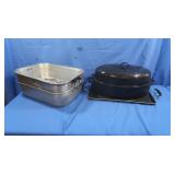 18' Roaster 17'Deep,Hot Serving Tray-19.5x11.5'