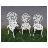 Decorative Cast Iron Patio Chairs