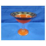 Vintage Westmoreland Tango Glass Footed Bowl,