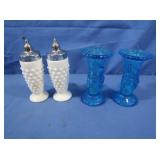 Vintage Fenton 'Hobnail' Milk Glass Salt 'n