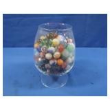 Vintage Glass Marbles, some Shooters