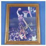 Vince Carter Autographed Photo 9.5x11.5'