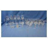 Clear Long Stemmed Wine Glasses,Mugs,Sherbert