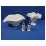 Vintage Westmoreland Hobnail Bowl, 'Paneled