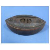 Vintage Sad Iron, Cast Iron, 6'L