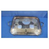 Vintage Silverplated Serving Tray