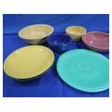Vntg Fiestaware-Various Plates&Bowls-Various Sizes