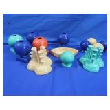 Vntg Fiestaware-Salt & Pepper Shakers,Candle